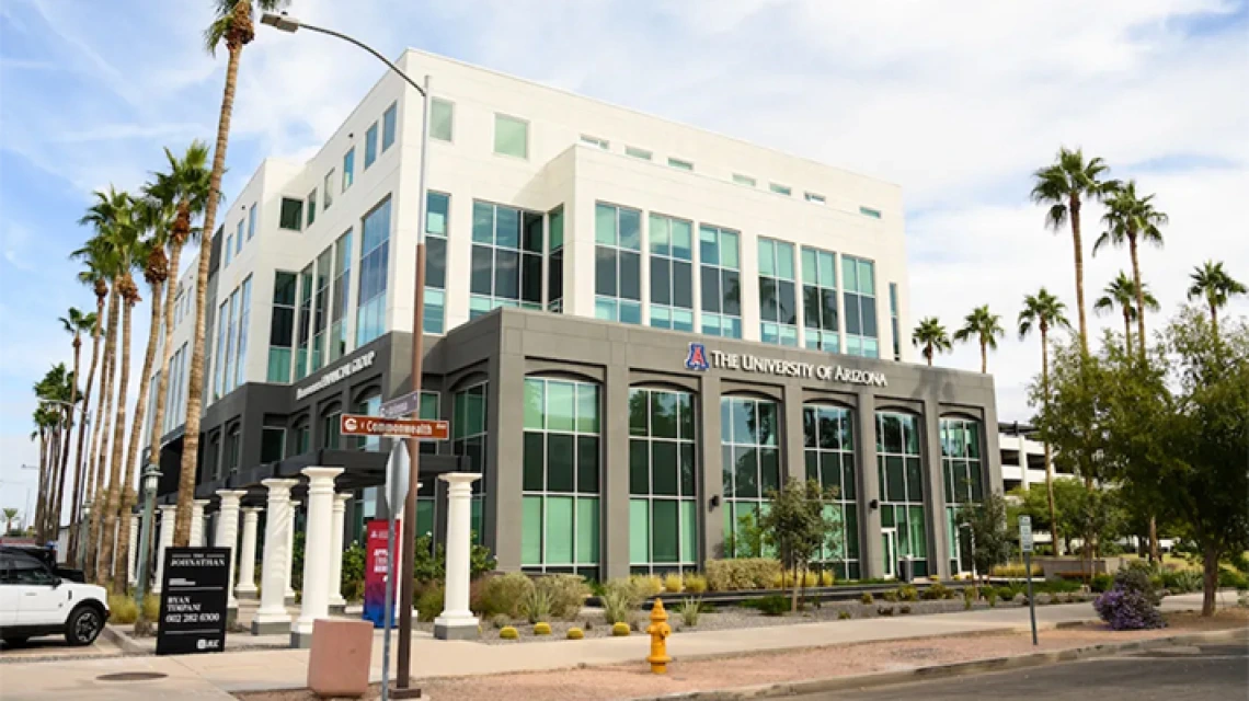Exterior shot of Chandler campus building