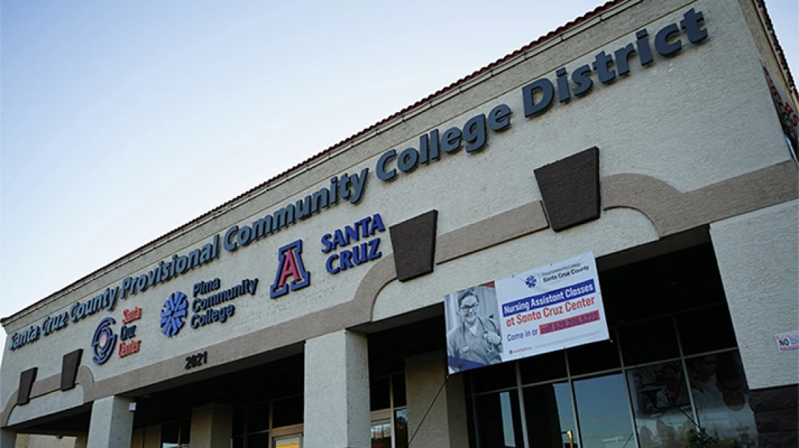 Exterior shot of Nogales building