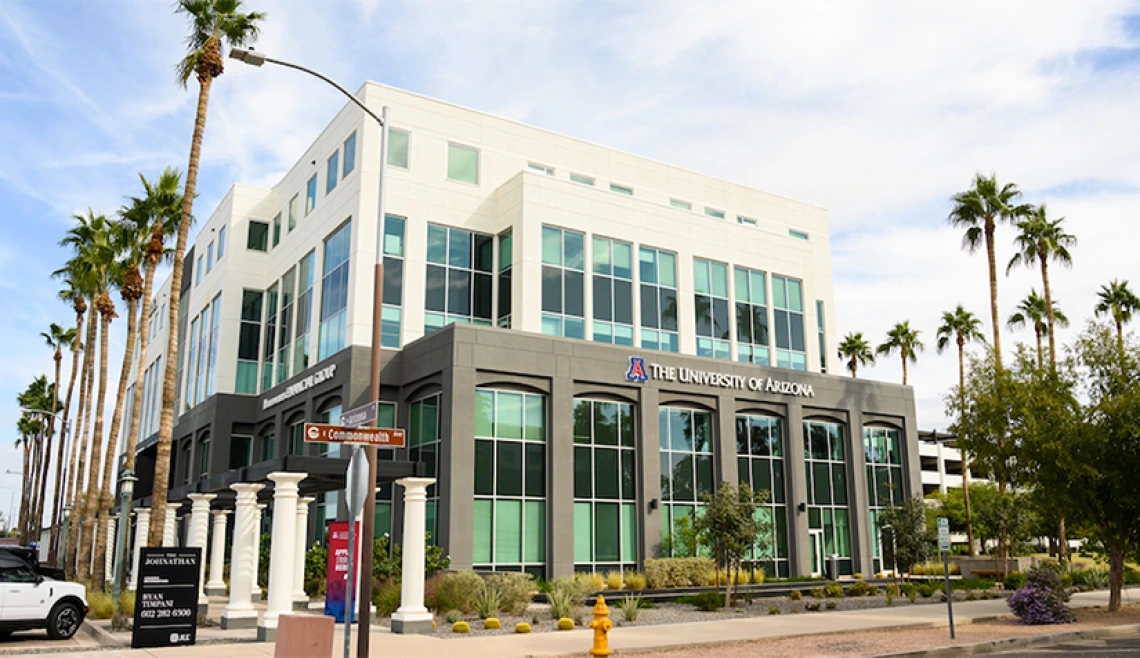 Exterior shot of Chandler campus building